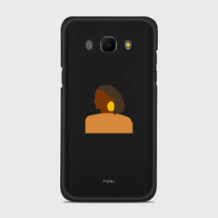 SILHOUETTE AFRICAN Samsung Galaxy J5 (2016) case - thin fit matte black (D167)