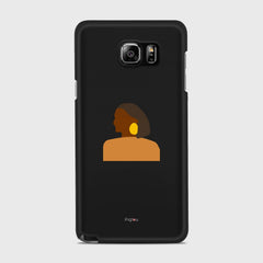 SILHOUETTE AFRICAN Samsung Galaxy Note 5 case - thin fit matte black (D167)