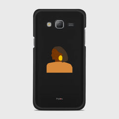 SILHOUETTE AFRICAN Samsung Galaxy J5 (2015) case - thin fit matte black (D167)