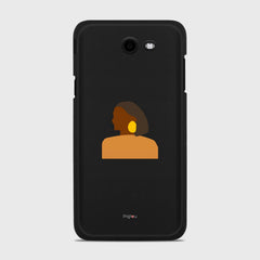SILHOUETTE AFRICAN Samsung Galaxy J7 (2017) Verizon case - thin fit matte black (D167)
