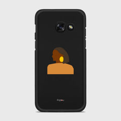 SILHOUETTE AFRICAN Samsung Galaxy A3 (2017) case - thin fit matte black (D167)