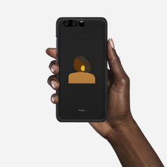 SILHOUETTE AFRICAN Huawei P10 case - thin fit matte black (D167)