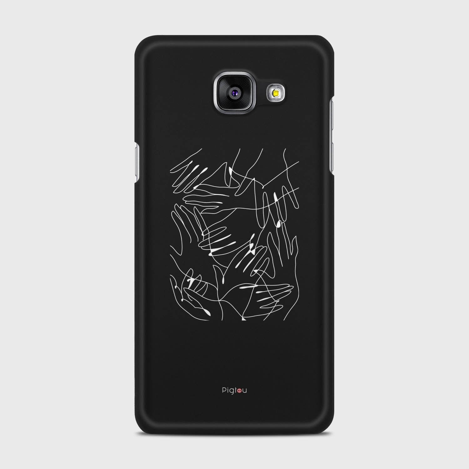 SILHOUETTE HANDS Samsung Galaxy A5 (2016) case - thin fit matte black (D168)