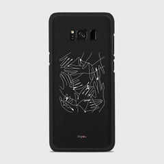 SILHOUETTE HANDS Samsung Galaxy S8 case - thin fit matte black (D168)