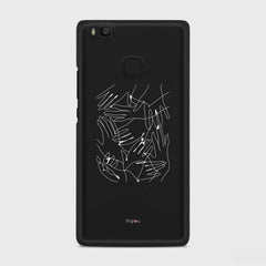 SILHOUETTE HANDS Huawei P9 Lite case - thin fit matte black (D168)