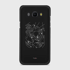 SILHOUETTE HANDS Samsung Galaxy J5 (2016) case - thin fit matte black (D168)