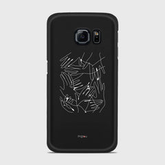 SILHOUETTE HANDS Samsung Galaxy S6 Edge case - thin fit matte black (D168)
