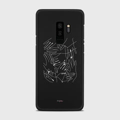 SILHOUETTE HANDS Samsung Galaxy S9 Plus case - thin fit matte black (D168)