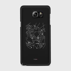 SILHOUETTE HANDS Samsung Galaxy Note 5 case - thin fit matte black (D168)