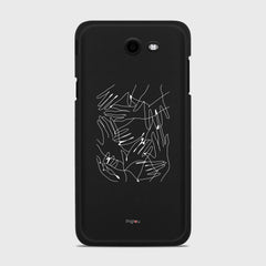 SILHOUETTE HANDS Samsung Galaxy J7 (2017) Verizon case - thin fit matte black (D168)