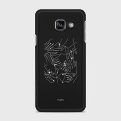 SILHOUETTE HANDS Samsung Galaxy A3 (2016) case - thin fit matte black (D168)