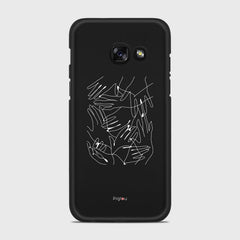 SILHOUETTE HANDS Samsung Galaxy A3 (2017) case - thin fit matte black (D168)