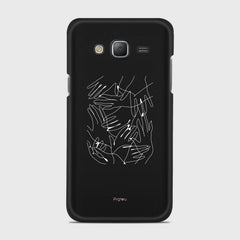 SILHOUETTE HANDS Samsung Galaxy J5 (2015) case - thin fit matte black (D168)