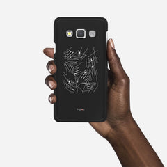 SILHOUETTE HANDS Samsung Galaxy A3 (2015) case - thin fit matte black (D168)