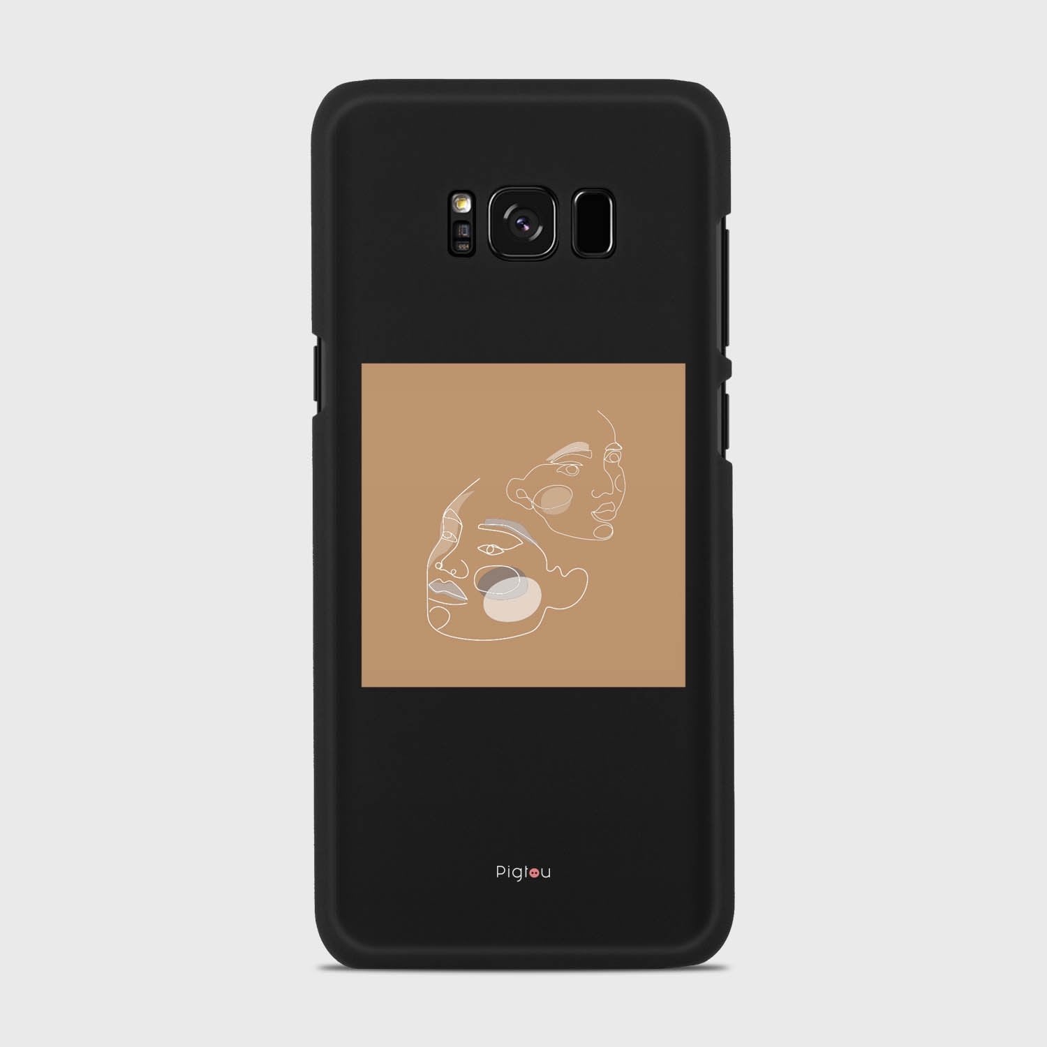 SILHOUETTE CHILDREN Samsung Galaxy S8 case - thin fit matte black (D169)