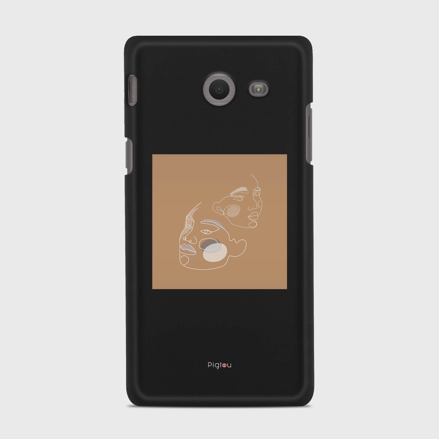 SILHOUETTE CHILDREN Samsung Galaxy J5 (2017) Verizon case - thin fit matte black (D169)