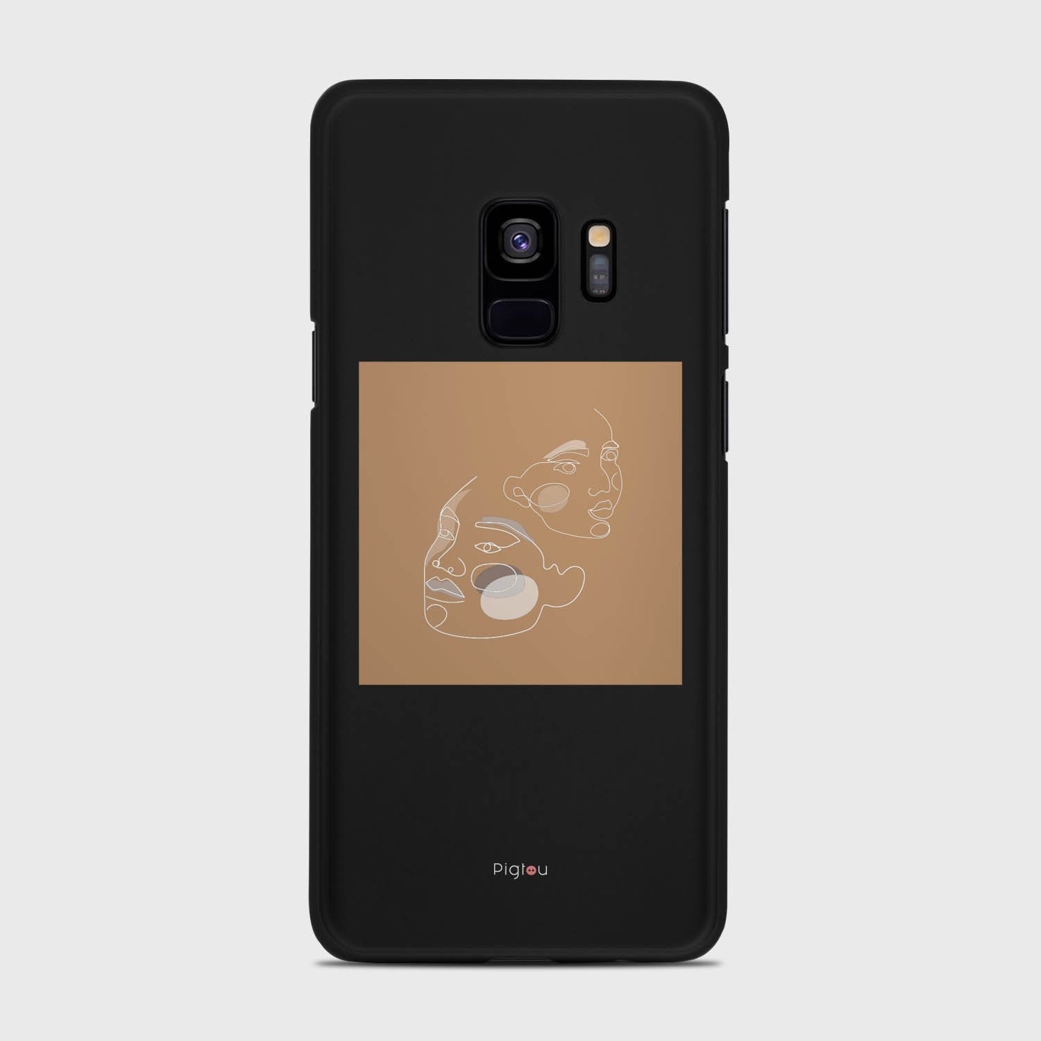 SILHOUETTE CHILDREN Samsung Galaxy S9 case - thin fit matte black (D169)