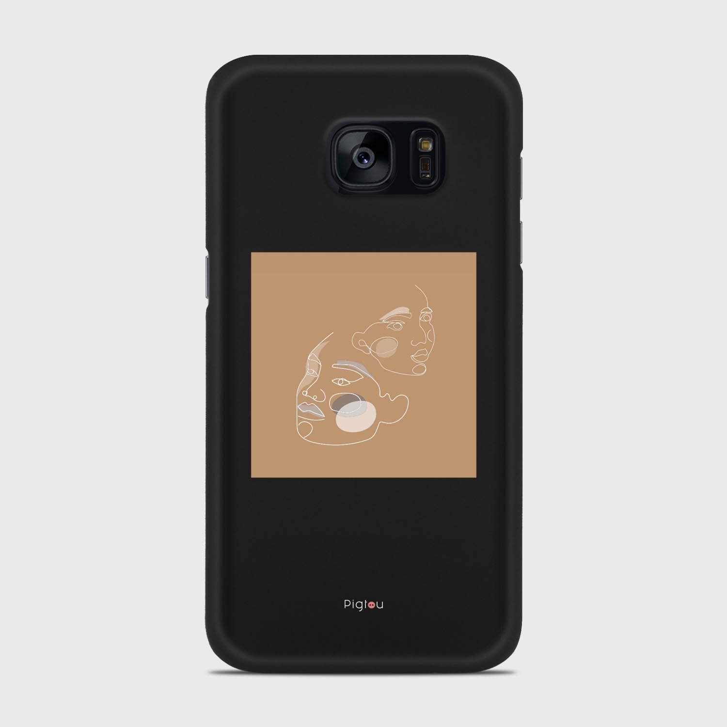 SILHOUETTE CHILDREN Samsung Galaxy S7 case - thin fit matte black (D169)