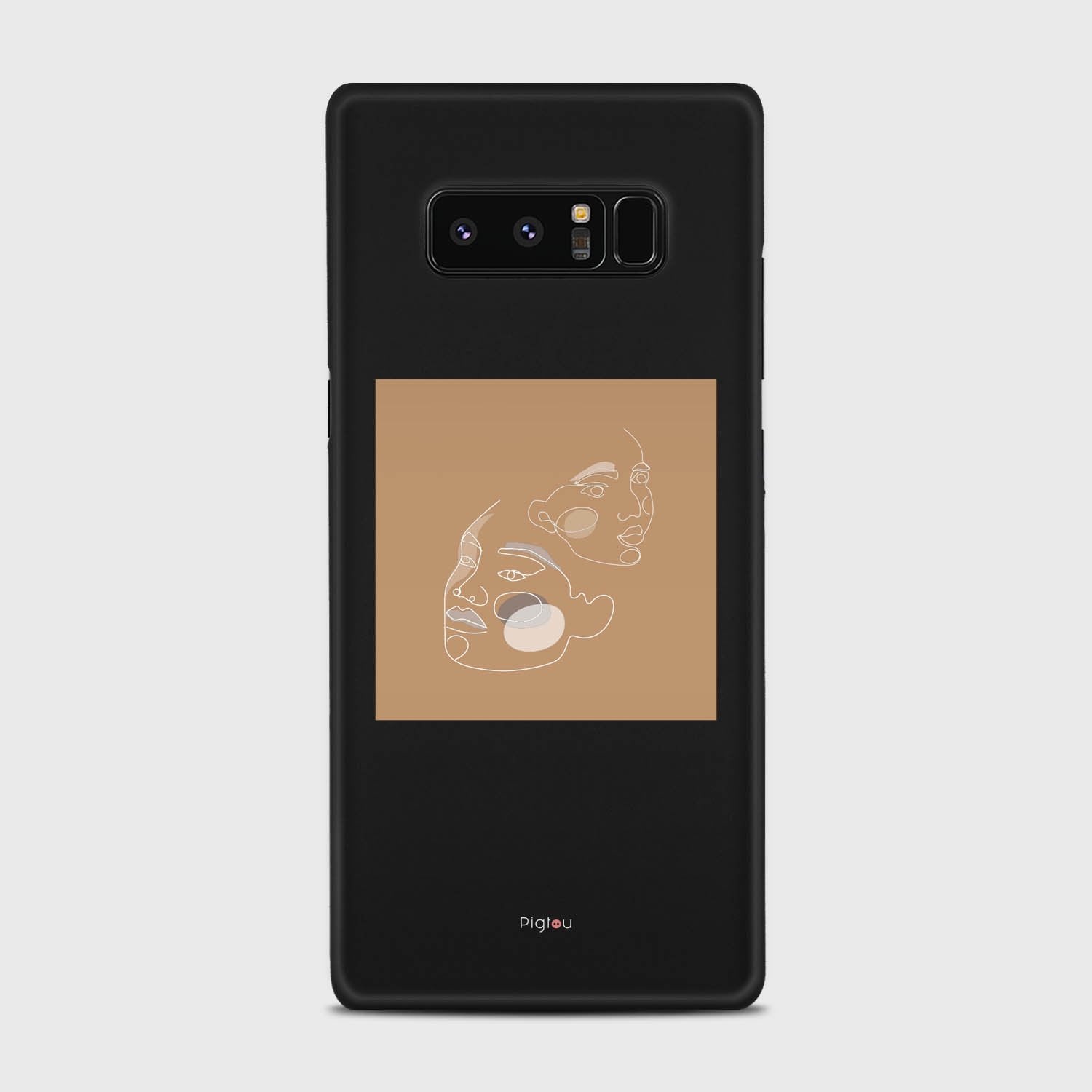 SILHOUETTE CHILDREN Samsung Galaxy Note 8 case - thin fit matte black (D169)