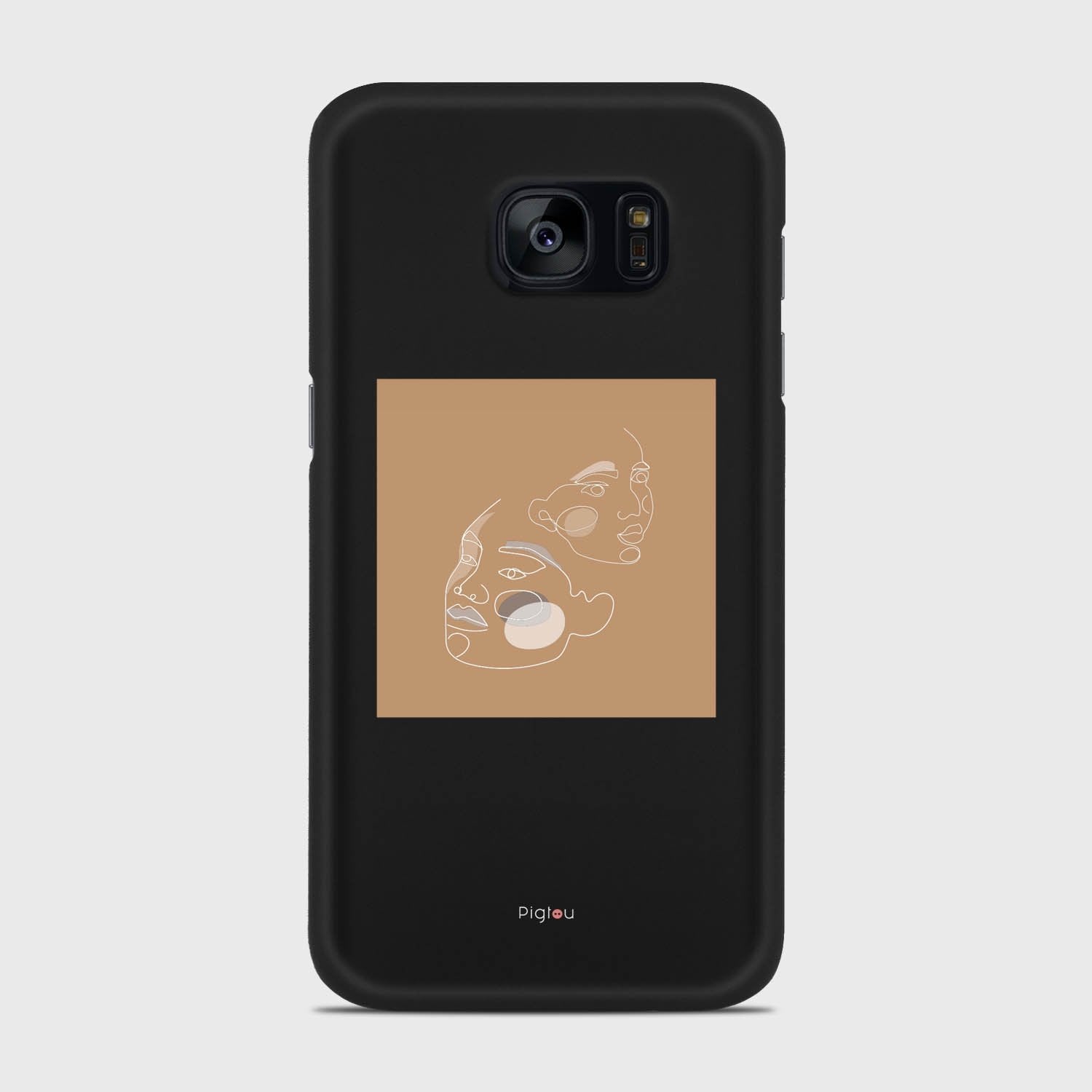 SILHOUETTE CHILDREN Samsung Galaxy S7 Edge case - thin fit matte black (D169)