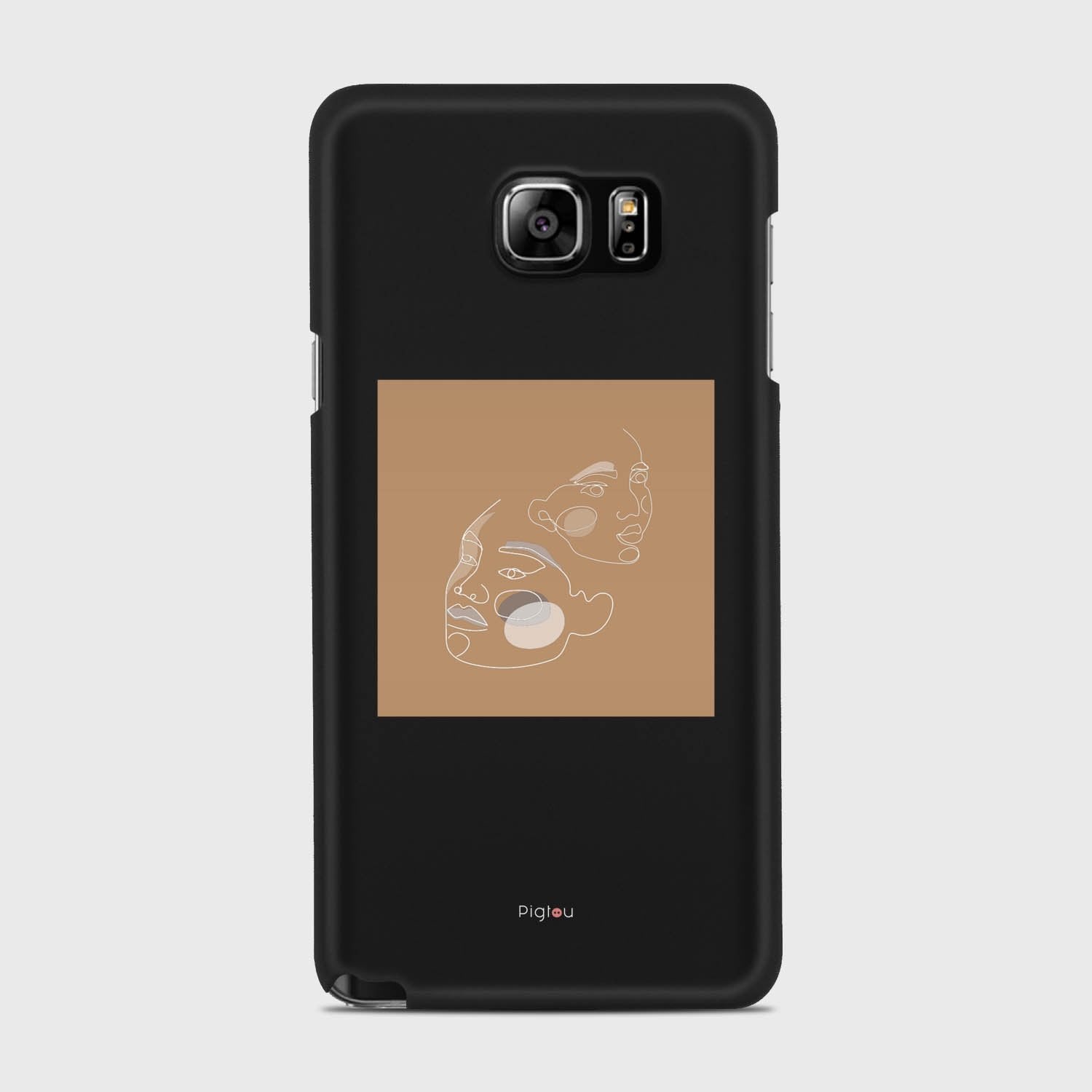 SILHOUETTE CHILDREN Samsung Galaxy Note 5 case - thin fit matte black (D169)