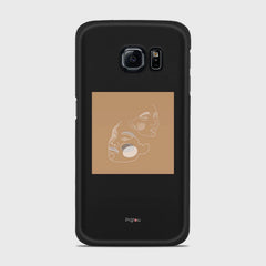 SILHOUETTE CHILDREN Samsung Galaxy S6 Edge case - thin fit matte black (D169)