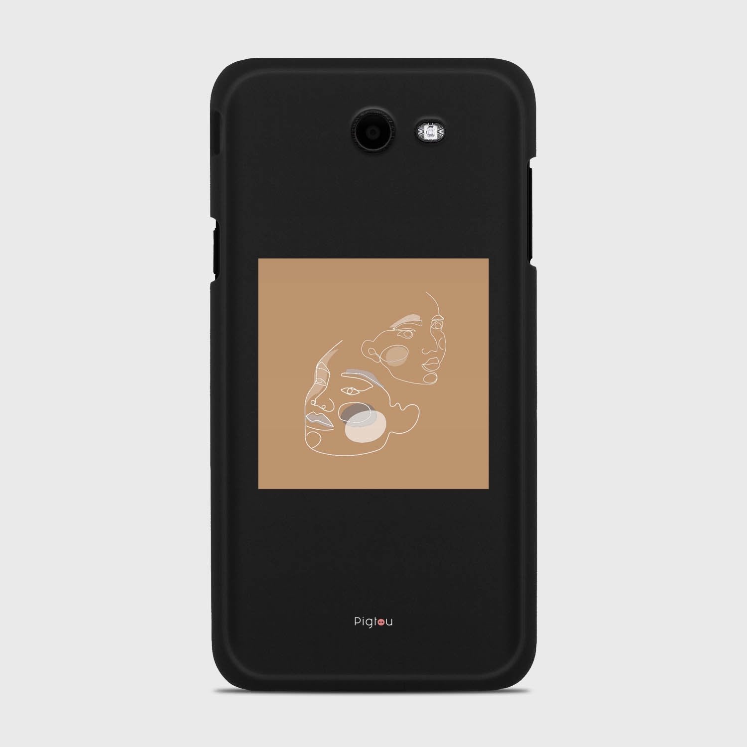 SILHOUETTE CHILDREN Samsung Galaxy J7 (2017) Verizon case - thin fit matte black (D169)