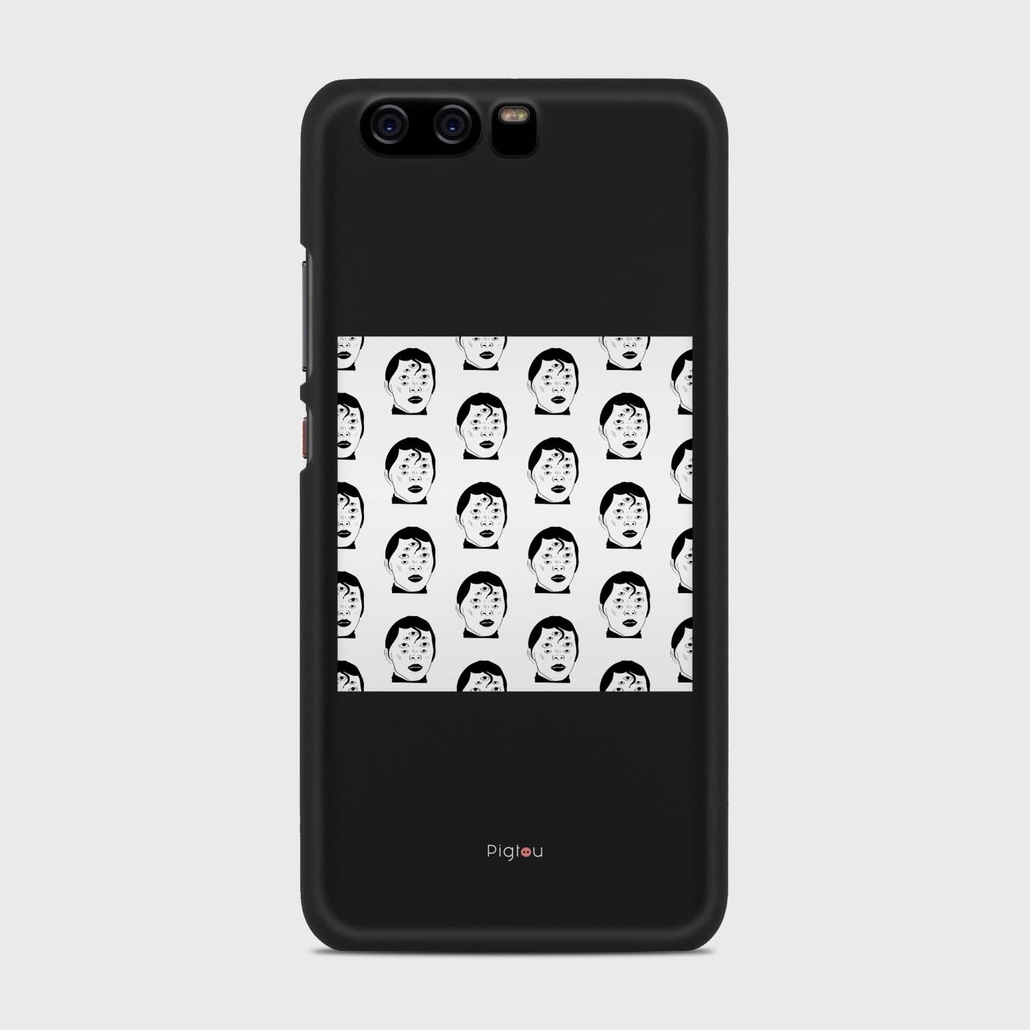SILHOUETTE ALIENS Huawei P10 case - thin fit matte black (D170)
