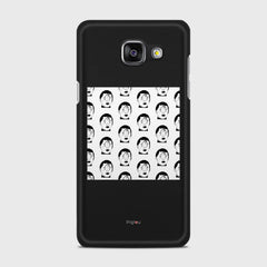 SILHOUETTE ALIENS Samsung Galaxy A5 (2016) case - thin fit matte black (D170)