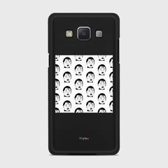 SILHOUETTE ALIENS Samsung Galaxy A5 (2015) case - thin fit matte black (D170)