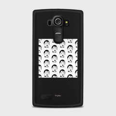 SILHOUETTE ALIENS LG G4 case - thin fit matte black (D170)