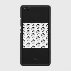 SILHOUETTE ALIENS Huawei P9 Lite case - thin fit matte black (D170)