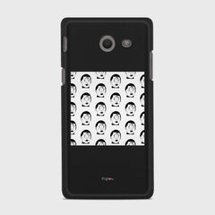 SILHOUETTE ALIENS Samsung Galaxy J5 (2017) Verizon case - thin fit matte black (D170)