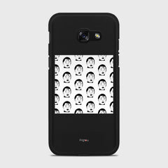 SILHOUETTE ALIENS Samsung Galaxy A5 (2017) case - thin fit matte black (D170)
