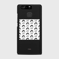 SILHOUETTE ALIENS Huawei P9 case - thin fit matte black (D170)