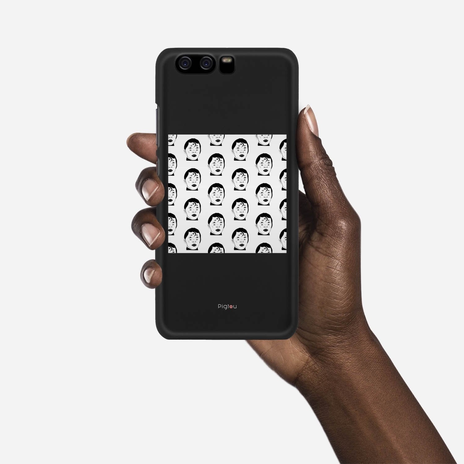 SILHOUETTE ALIENS Huawei P10 case - thin fit matte black (D170)