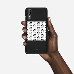 SILHOUETTE ALIENS Huawei P20 case - thin fit matte black (D170)