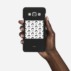SILHOUETTE ALIENS Samsung Galaxy A3 (2015) case - thin fit matte black (D170)