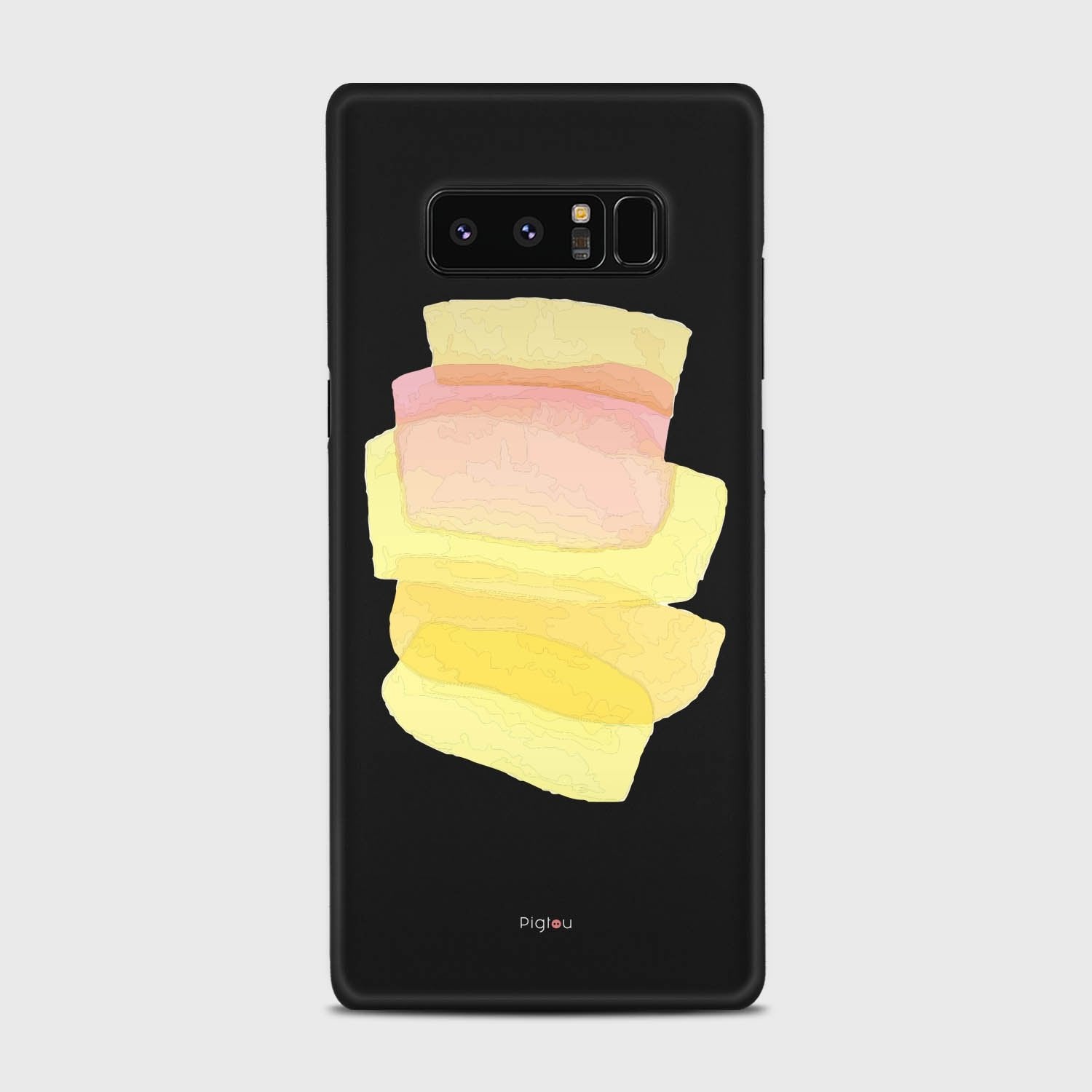 SILHOUETTE SUNRISE Samsung Galaxy Note 8 case - thin fit matte black (D171)