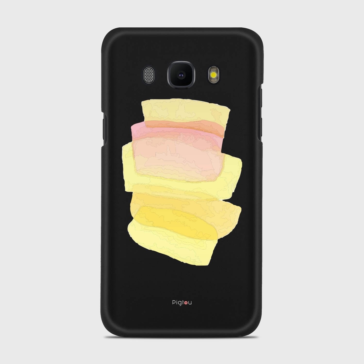 SILHOUETTE SUNRISE Samsung Galaxy J5 (2016) case - thin fit matte black (D171)
