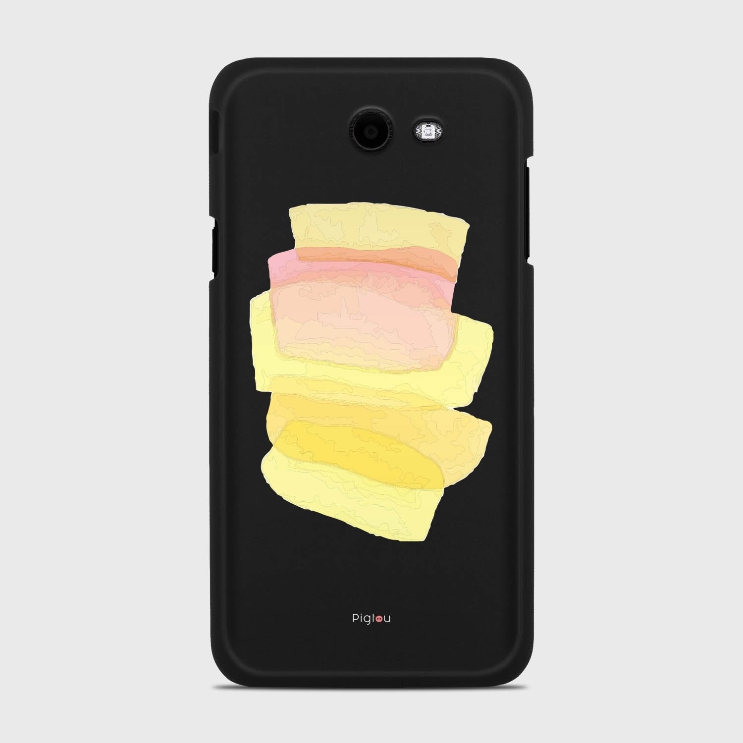 SILHOUETTE SUNRISE Samsung Galaxy J7 (2017) Verizon case - thin fit matte black (D171)