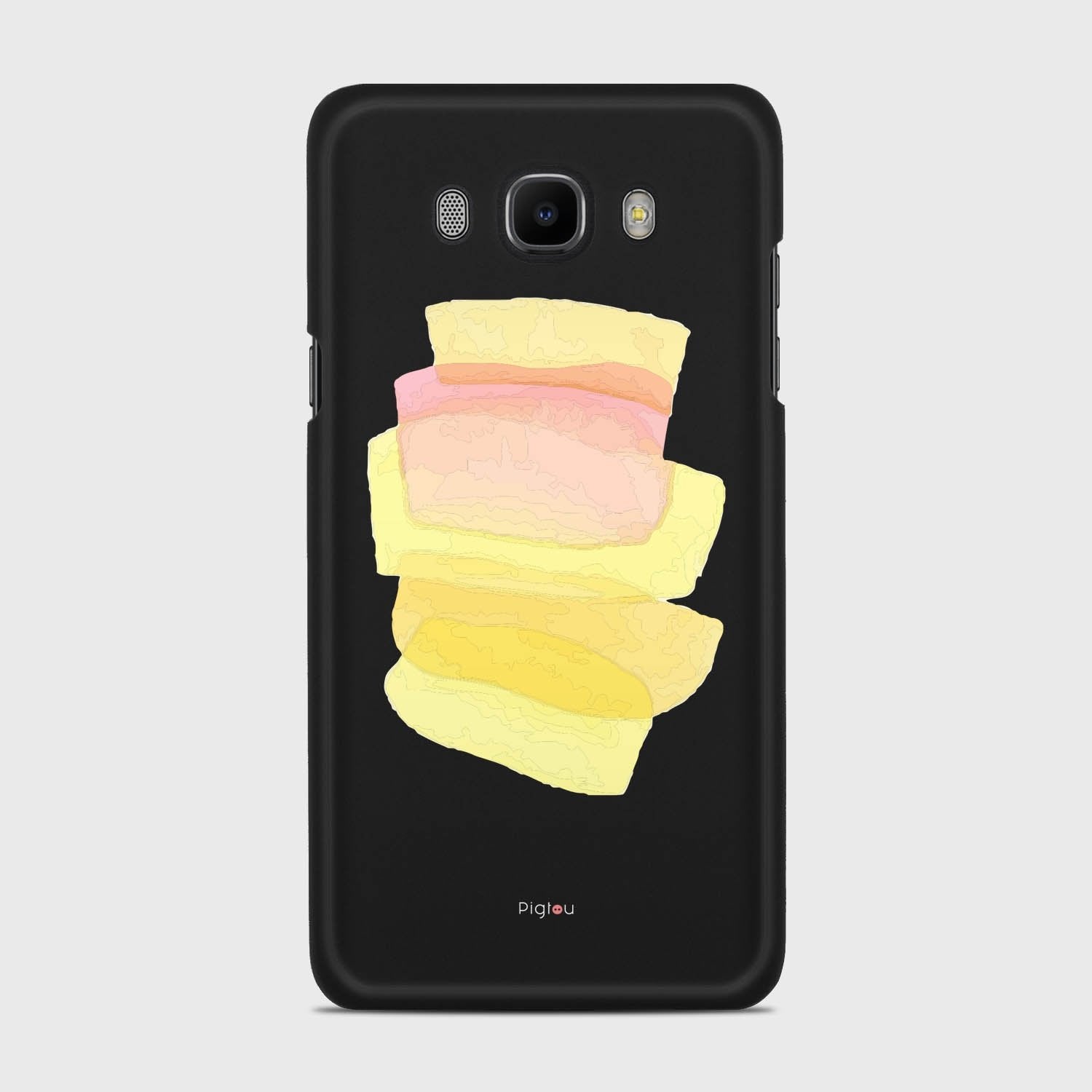 SILHOUETTE SUNRISE Samsung Galaxy J7 (2016) case - thin fit matte black (D171)