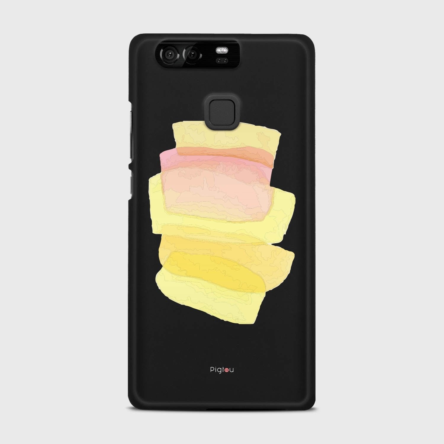 SILHOUETTE SUNRISE Huawei P9 case - thin fit matte black (D171)