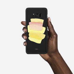 SILHOUETTE SUNRISE Samsung Galaxy S8 case - thin fit matte black (D171)