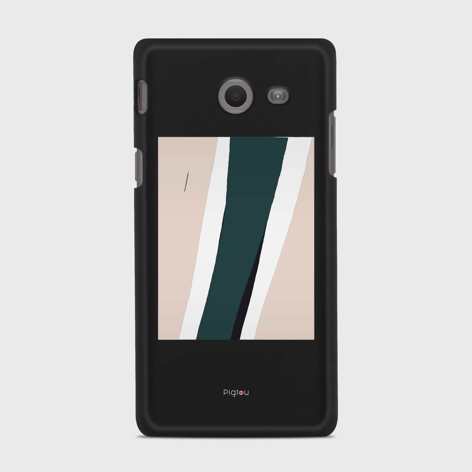 SILHOUETTE COASTLINE Samsung Galaxy J5 (2017) Verizon case - thin fit matte black (D172)