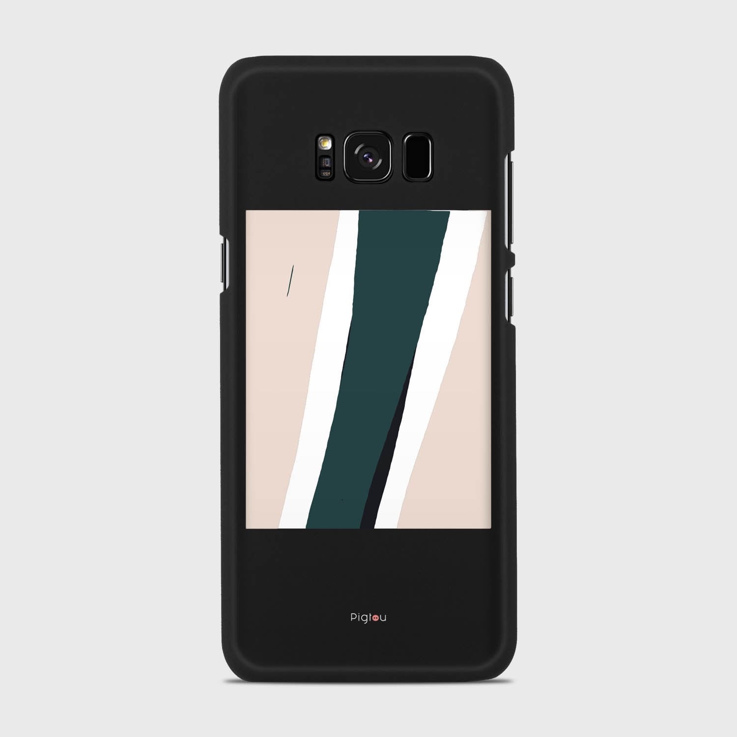 SILHOUETTE COASTLINE Samsung Galaxy S8 Plus case - thin fit matte black (D172)