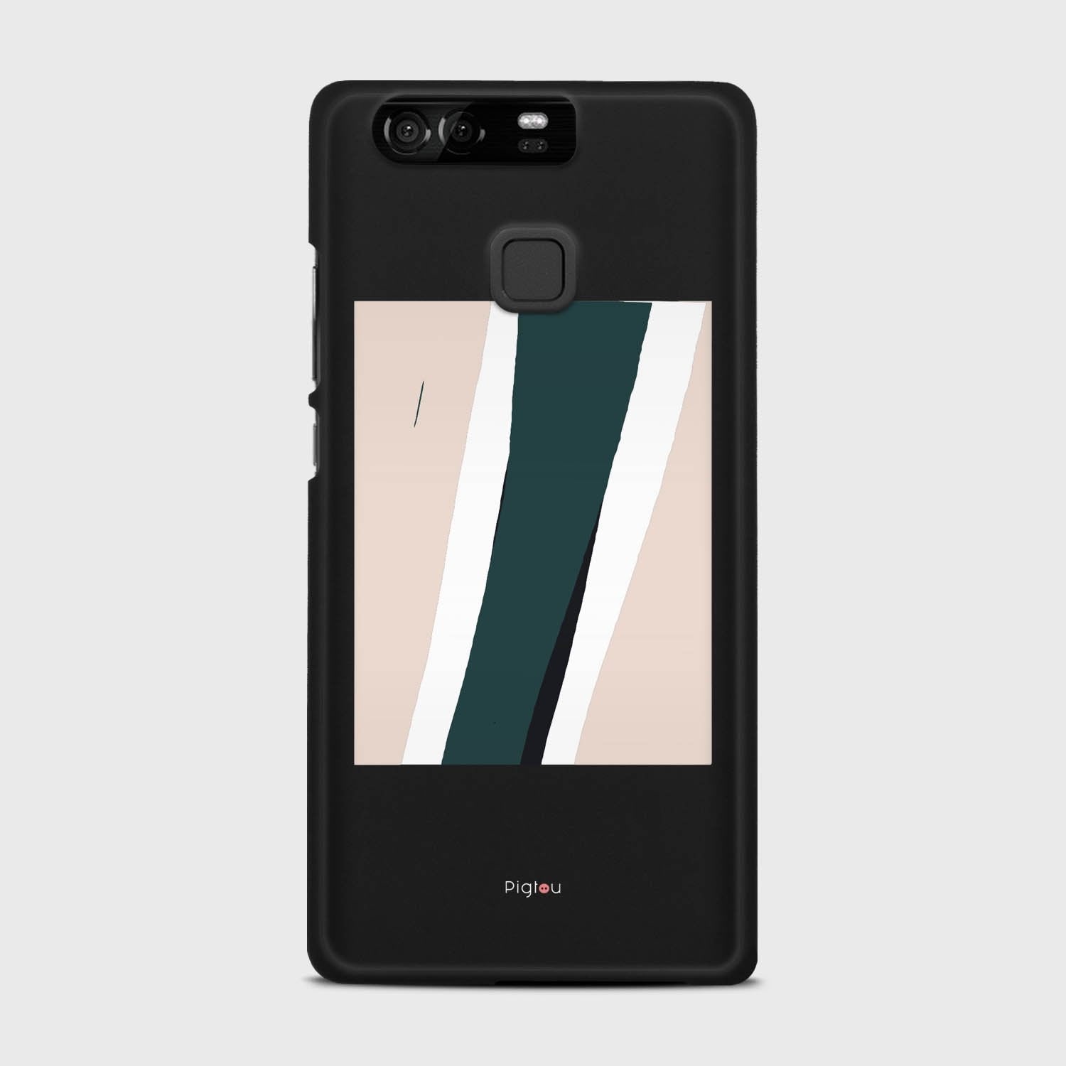 SILHOUETTE COASTLINE Huawei P9 case - thin fit matte black (D172)