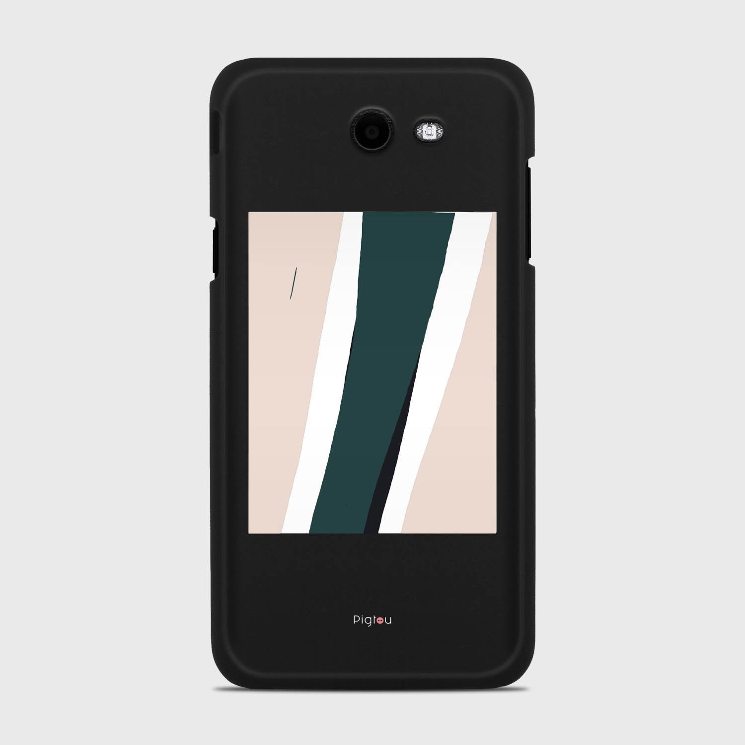 SILHOUETTE COASTLINE Samsung Galaxy J7 (2017) Verizon case - thin fit matte black (D172)