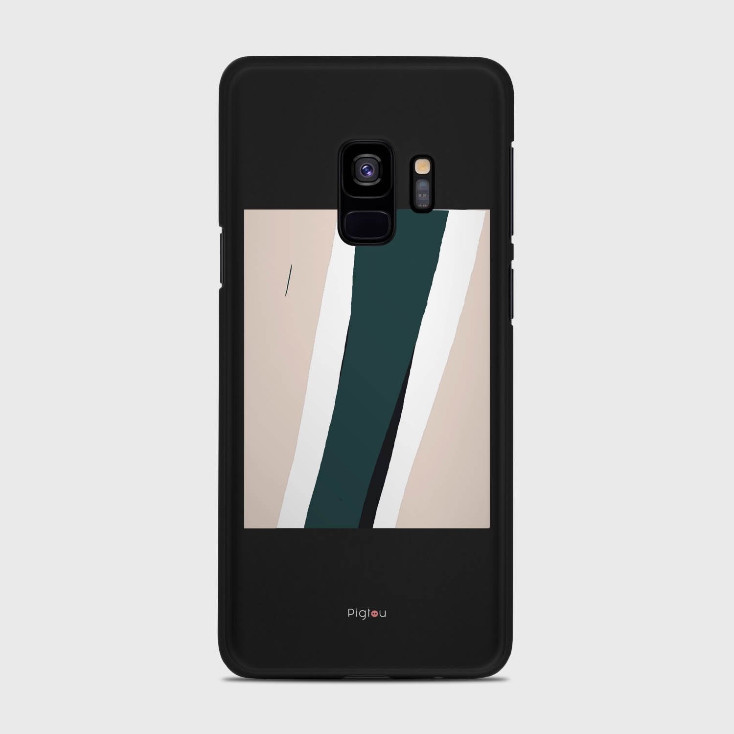 SILHOUETTE COASTLINE Samsung Galaxy S9 case - thin fit matte black (D172)