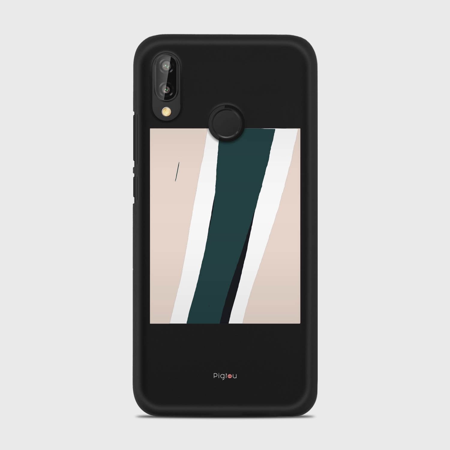SILHOUETTE COASTLINE Huawei P20 Lite case - thin fit matte black (D172)